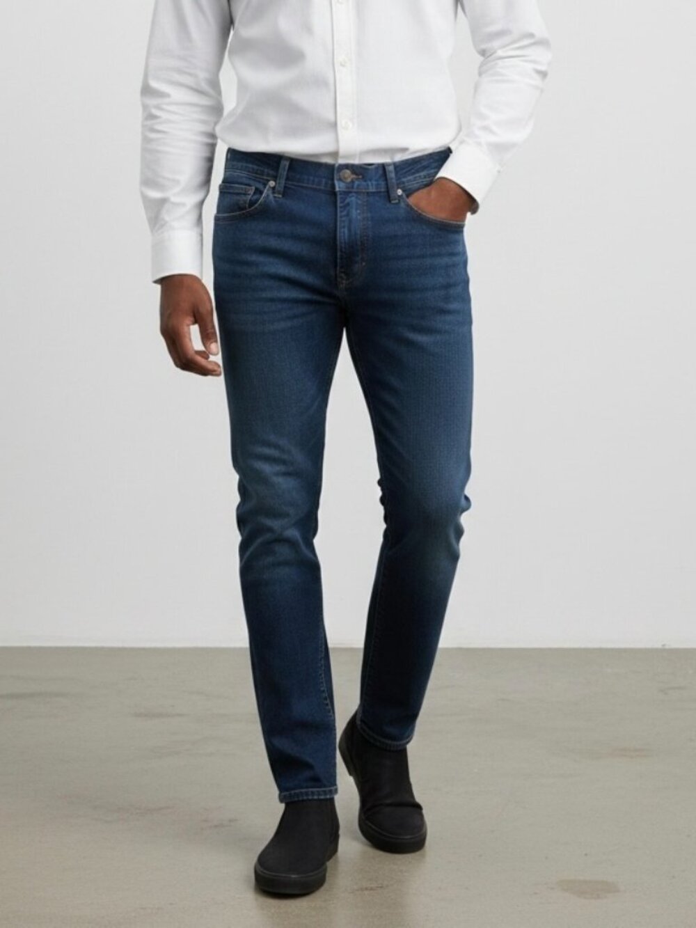 21 Men Jeans Men's 34 x 32 Blue Denim Straight Leg Medium Jeans Pants